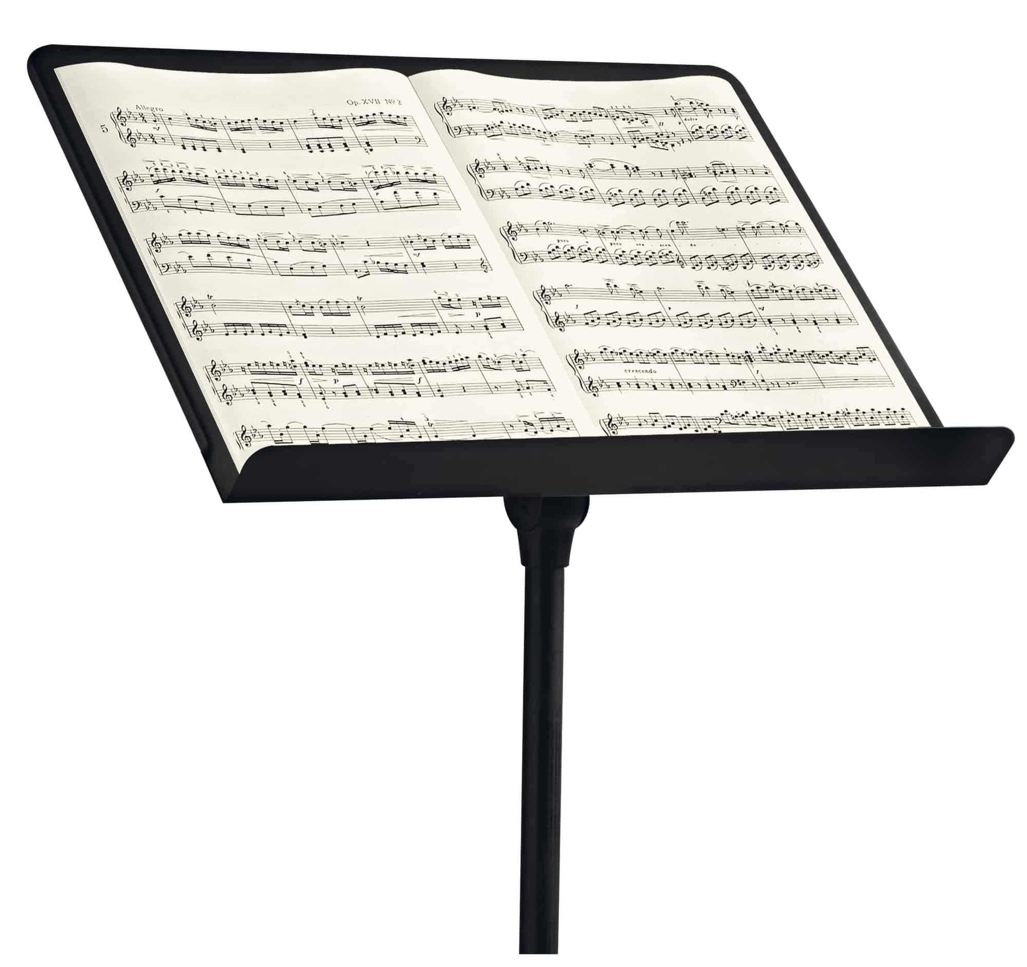 Professional Wooden Sheet Music Stand Adjustable Height Heavy Duty Tripod for Instrumental Performance 828